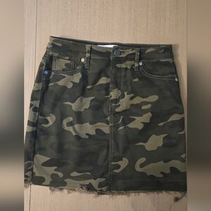 Tinsel brand Camo Mini Skirt